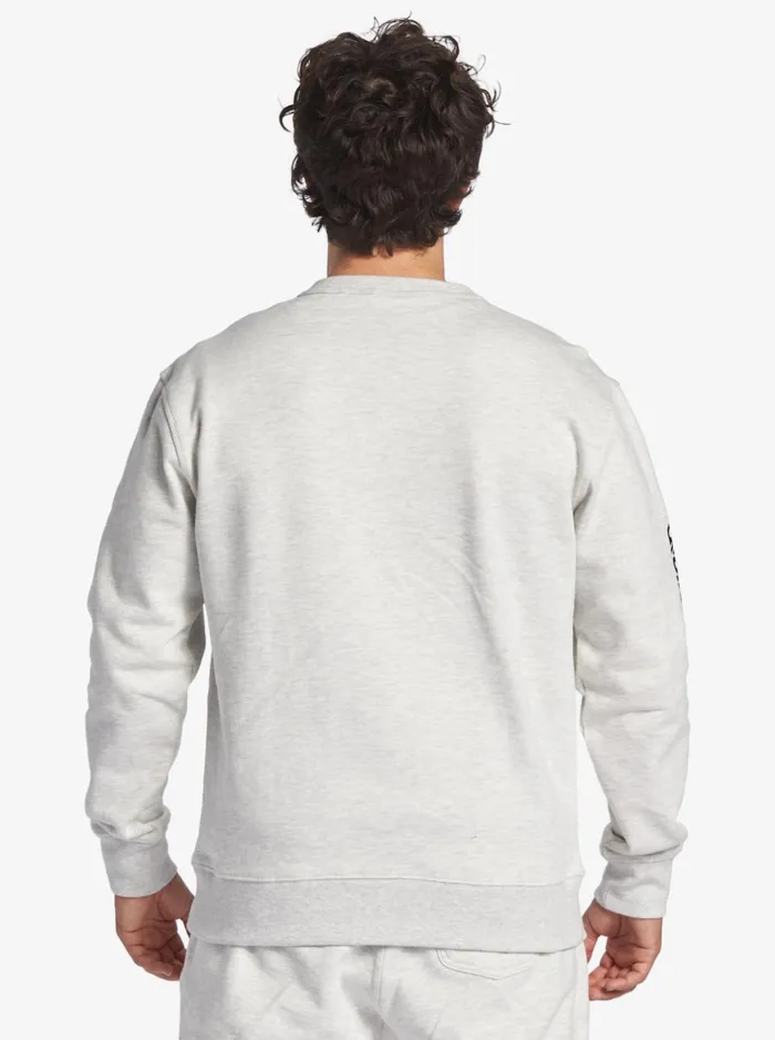 Sweatshirts and Hoodies Men Quiksilver The Original Sweatshirt White Marble Heather Sweatshirts and Hoodies Men Quiksilver The Original Sweatshirt White Marble Heather