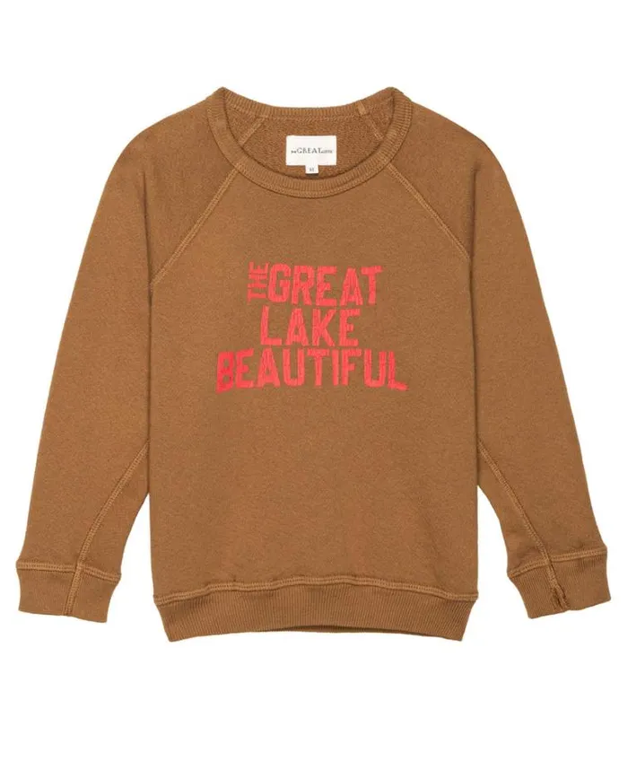 Sweatshirts Little039s The Great The Little College Sweatshirt Bright Maple With The Great Lake Beautiful Graphic