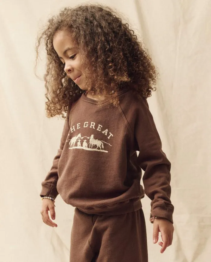 Sweatshirts Little039s The Great The Little College Sweatshirt Hickory With Gaucho Graphic