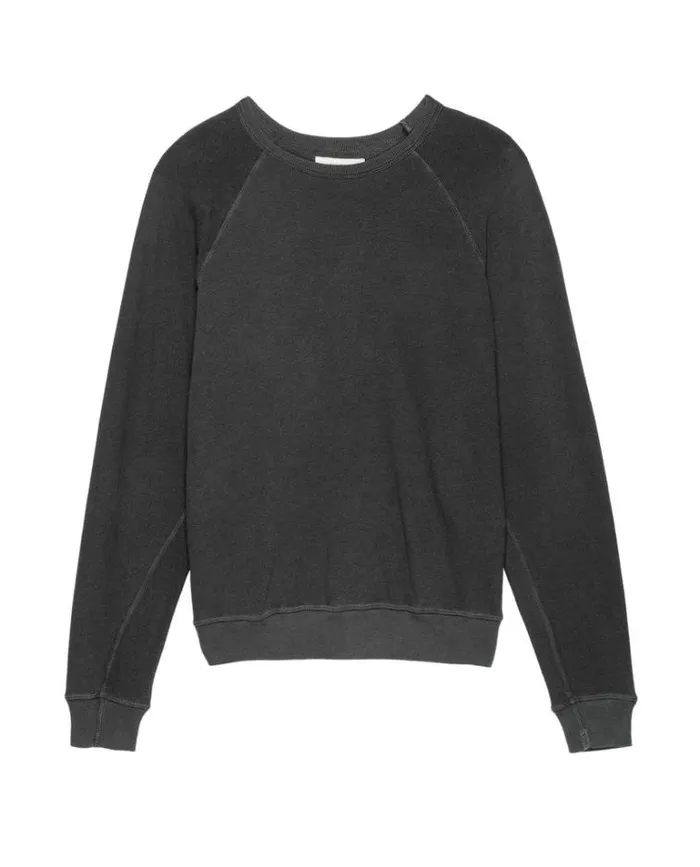 Sweatshirts Men039s The Great The Men039s College Sweatshirt Washed Black