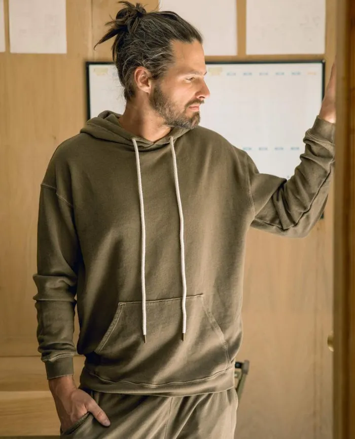 Sweatshirts Men039s The Great The Men039s Gym Drawstring Hoodie Dark Army