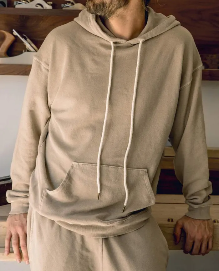 Sweatshirts Men039s The Great The Men039s Gym Drawstring Hoodie Fawn