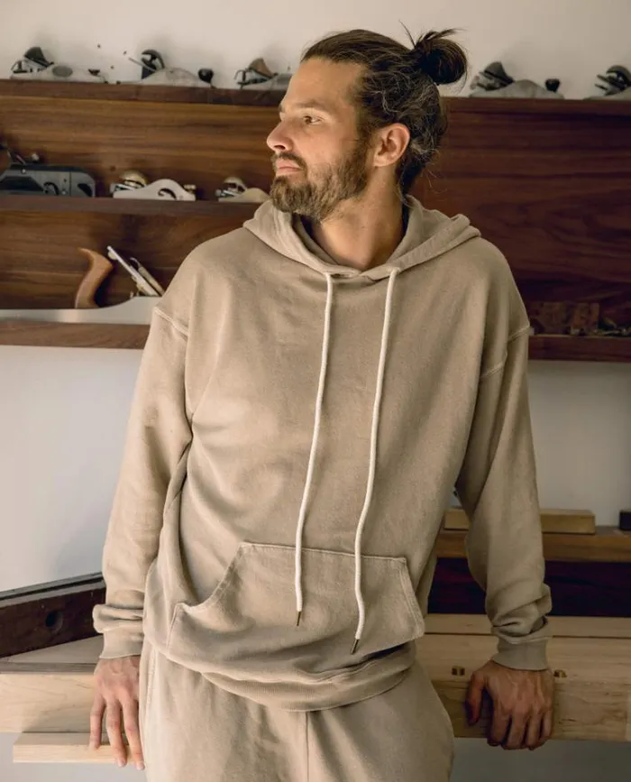 Sweatshirts Men039s The Great The Men039s Gym Drawstring Hoodie Fawn