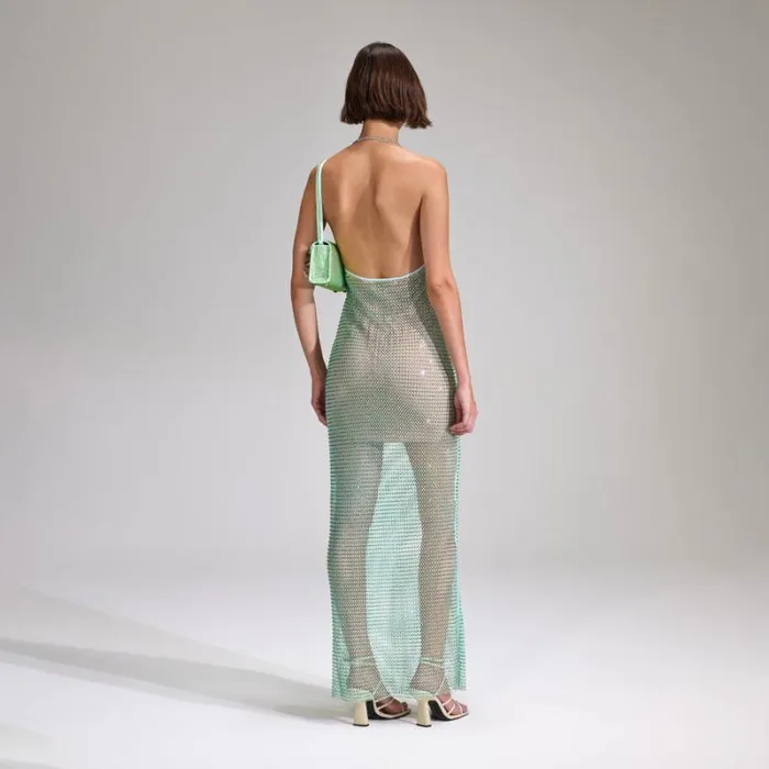Swim and Resort Woman SelfPortrait Mint Rhinestone Taffeta Shorts Swim and Resort Woman SelfPortrait Mint Rhinestone Taffeta Shorts