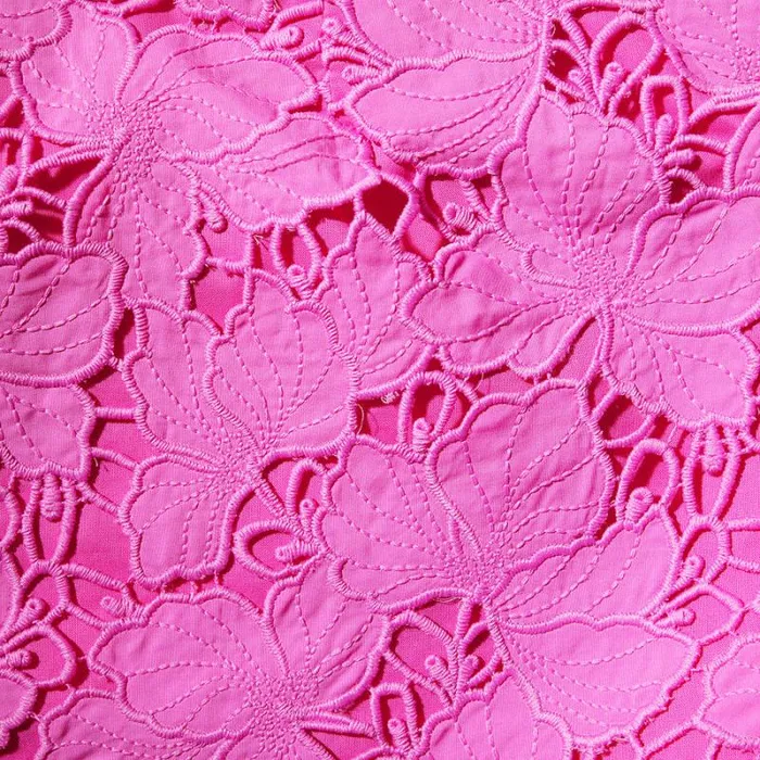 Swim and Resort Woman SelfPortrait Pink Cotton Lace Shorts Swim and Resort Woman SelfPortrait Pink Cotton Lace Shorts