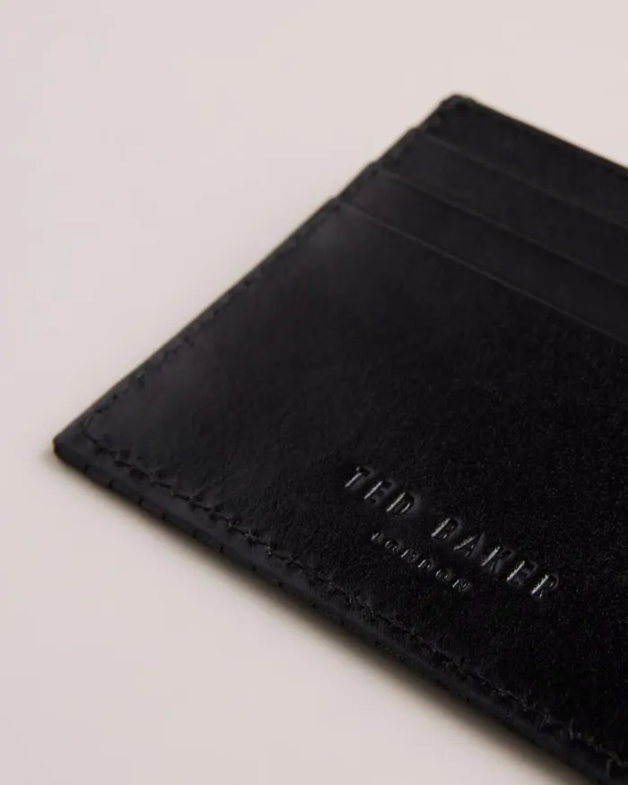 T Monogram Card Holder Black Men Ted Baker Wallets and Card Holders