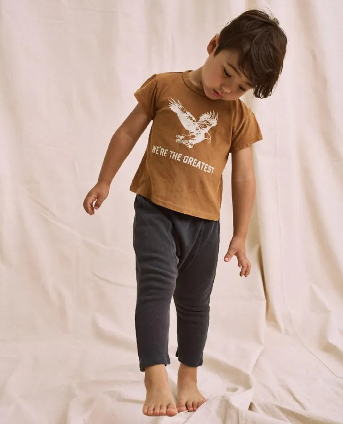 Tshirts Little039s The Great The Little Boxy Crew Cider With Eagle Graphic