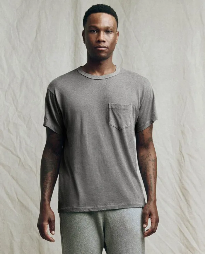 Tshirts Men039s The Great The Men039s Pocket Tee Heather Grey