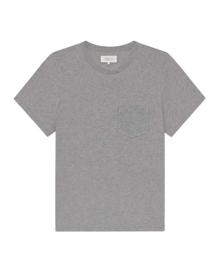 Tshirts Men039s The Great The Men039s Pocket Tee Heather Grey