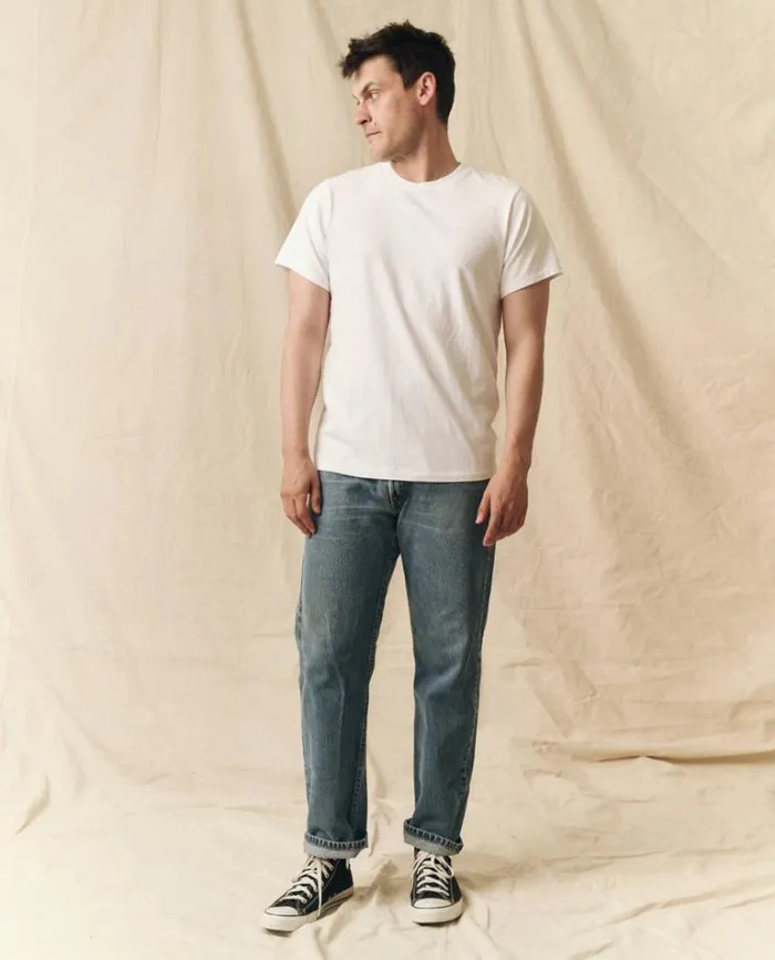 Tshirts Men039s The Great The Men039s Pure Knits Slim Tee True White