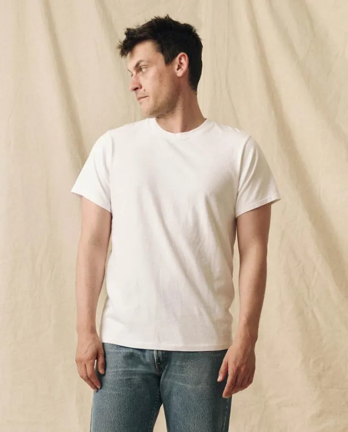Tshirts Men039s The Great The Men039s Pure Knits Slim Tee True White