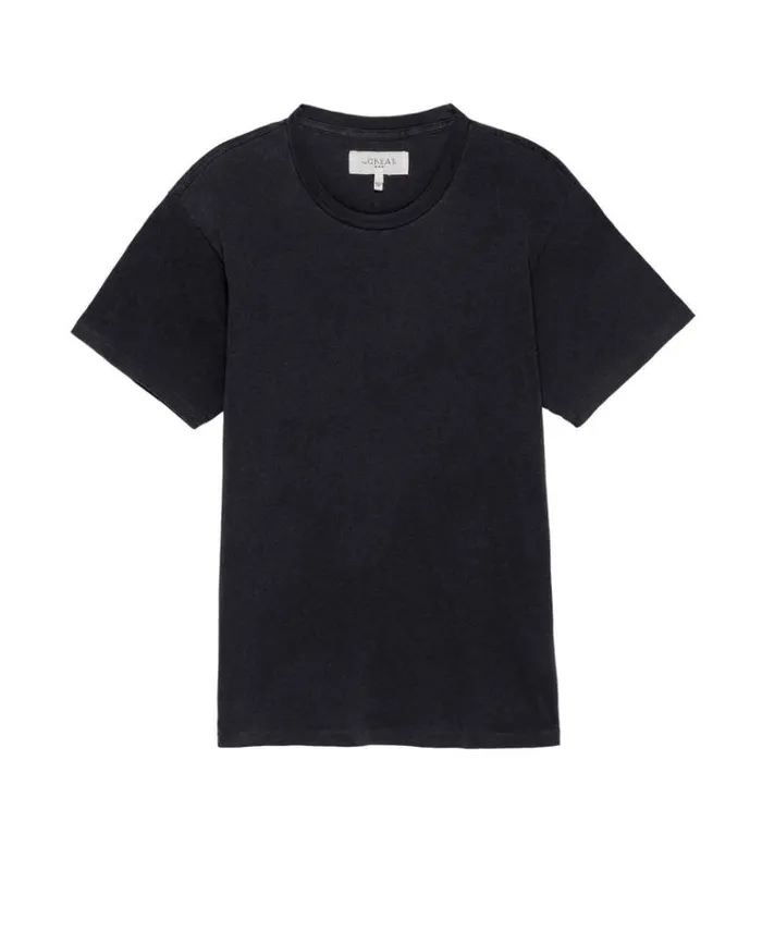 Tshirts Men039s The Great The Men039s Slim Tee Almost Black