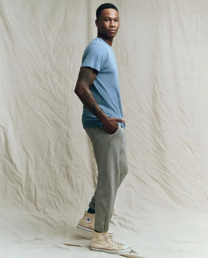 Tshirts Men039s The Great The Men039s Slim Tee Vintage Cornflower