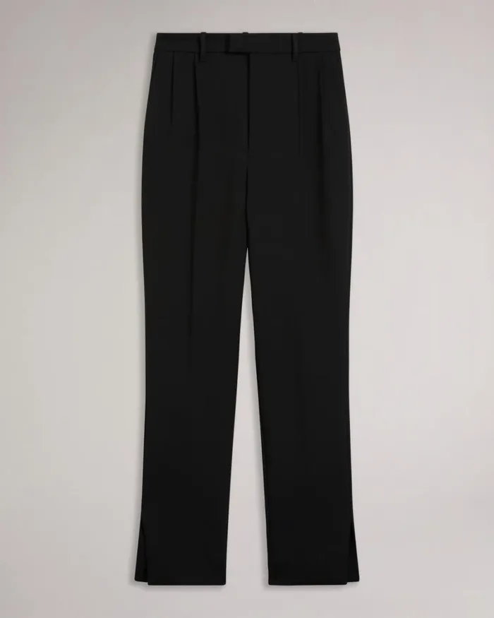Tailored Cigarette Trousers With Darts Black Women Ted Baker Clothing