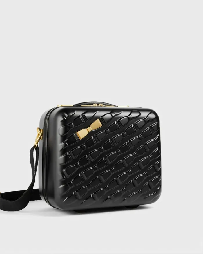 TBW0304 Bow Detail Vanity Case Black Women Ted Baker Bags TBW0304 Bow Detail Vanity Case Black Women Ted Baker Bags