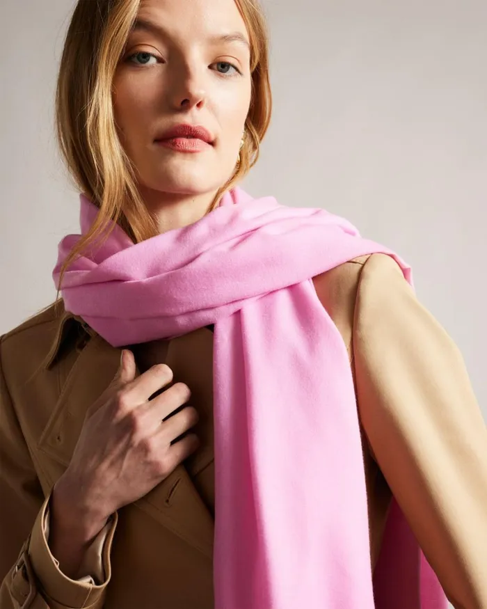 Ted Baker Logo Long Scarf LtPink Women Ted Baker Scarves Ted Baker Logo Long Scarf LtPink Women Ted Baker Scarves