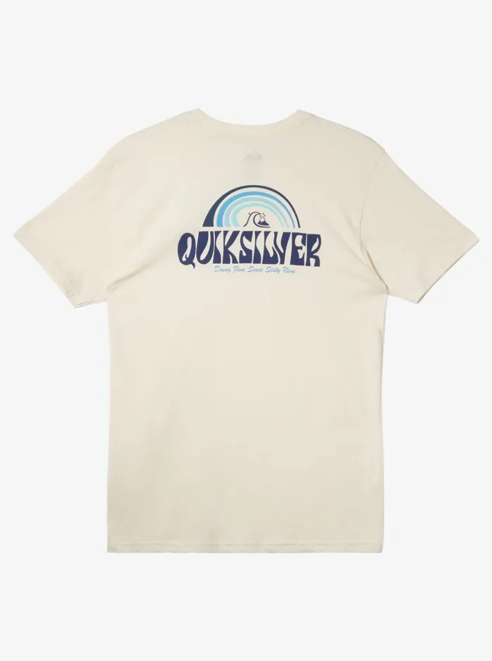 Tees Men Quiksilver Above The Clouds TShirt Birch Tees Men Quiksilver Above The Clouds TShirt Birch