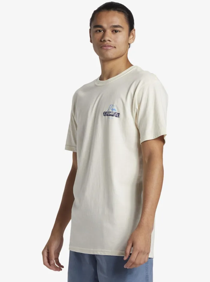 Tees Men Quiksilver Above The Clouds TShirt Birch Tees Men Quiksilver Above The Clouds TShirt Birch