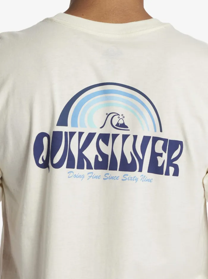 Tees Men Quiksilver Above The Clouds TShirt Birch Tees Men Quiksilver Above The Clouds TShirt Birch