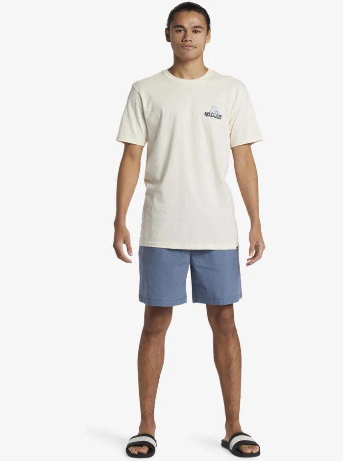Tees Men Quiksilver Above The Clouds TShirt Birch Tees Men Quiksilver Above The Clouds TShirt Birch