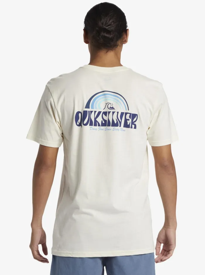 Tees Men Quiksilver Above The Clouds TShirt Birch Tees Men Quiksilver Above The Clouds TShirt Birch