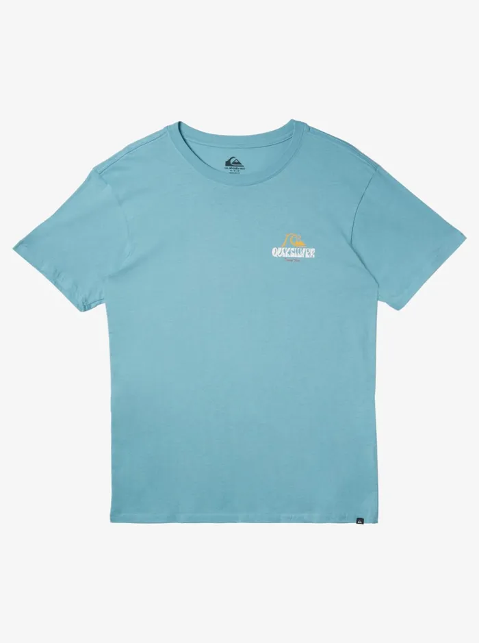 Tees Men Quiksilver Above The Clouds TShirt Reef Waters