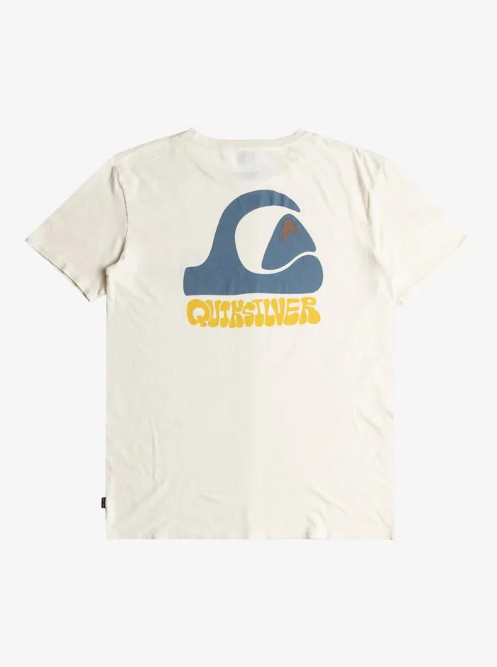 Tees Men Quiksilver Andy Y Andy TShirt Snow White Tees Men Quiksilver Andy Y Andy TShirt Snow White