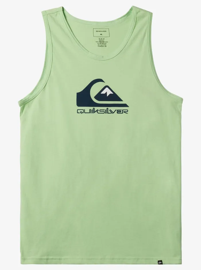 Tees Men Quiksilver Big Logo TShirt Paradise Green