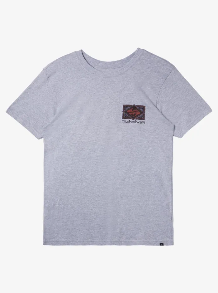 Tees Men Quiksilver Black Flash TShirt Athletic Heather