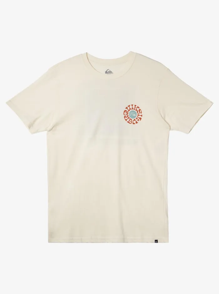 Tees Men Quiksilver Bon Weekend TShirt Birch