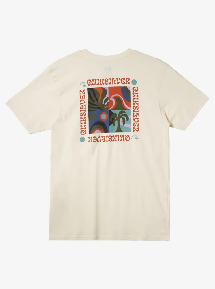Tees Men Quiksilver Bon Weekend TShirt Birch Tees Men Quiksilver Bon Weekend TShirt Birch