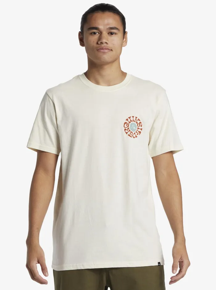 Tees Men Quiksilver Bon Weekend TShirt Birch Tees Men Quiksilver Bon Weekend TShirt Birch