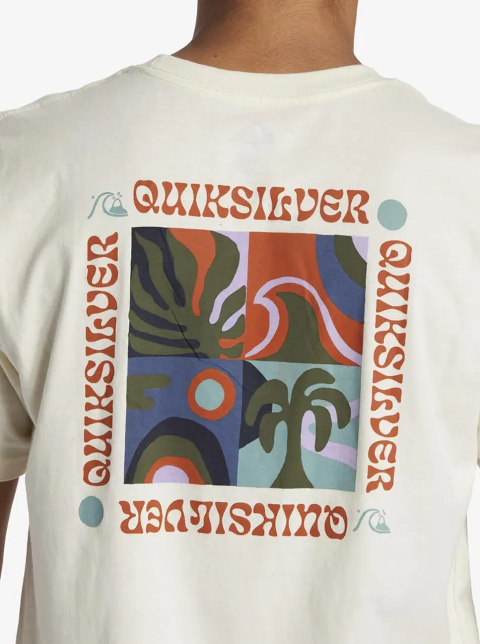 Tees Men Quiksilver Bon Weekend TShirt Birch Tees Men Quiksilver Bon Weekend TShirt Birch