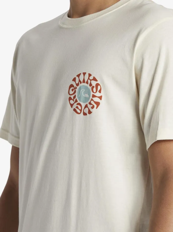 Tees Men Quiksilver Bon Weekend TShirt Birch Tees Men Quiksilver Bon Weekend TShirt Birch