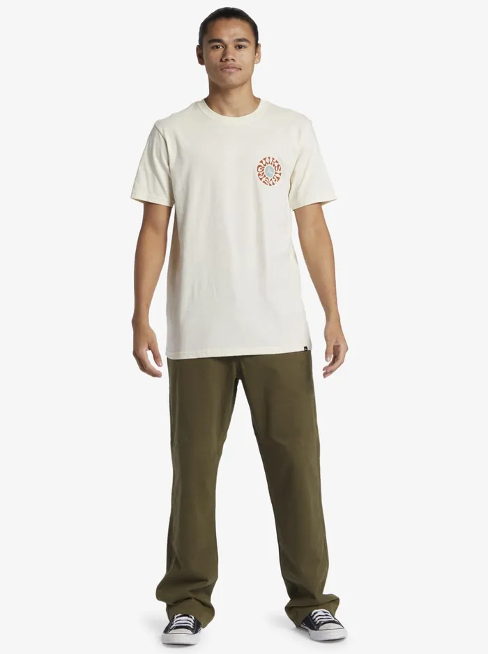 Tees Men Quiksilver Bon Weekend TShirt Birch Tees Men Quiksilver Bon Weekend TShirt Birch