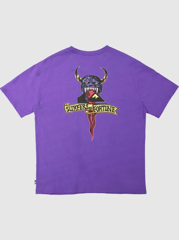 Tees Men Quiksilver Boogieman TShirt Passion Flower Tees Men Quiksilver Boogieman TShirt Passion Flower