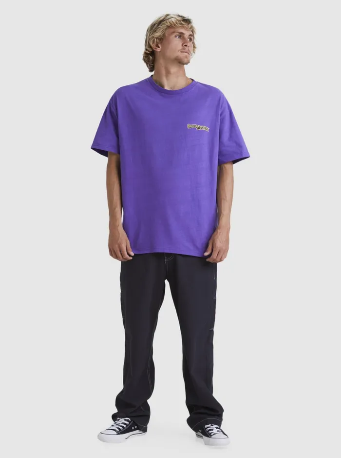 Tees Men Quiksilver Boogieman TShirt Passion Flower Tees Men Quiksilver Boogieman TShirt Passion Flower