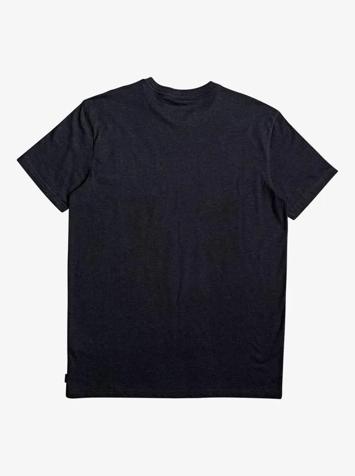 Tees Men Quiksilver Bubble Logo Tee Charcoal Heather