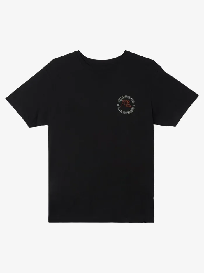 Tees Men Quiksilver Bubble Outline TShirt Black