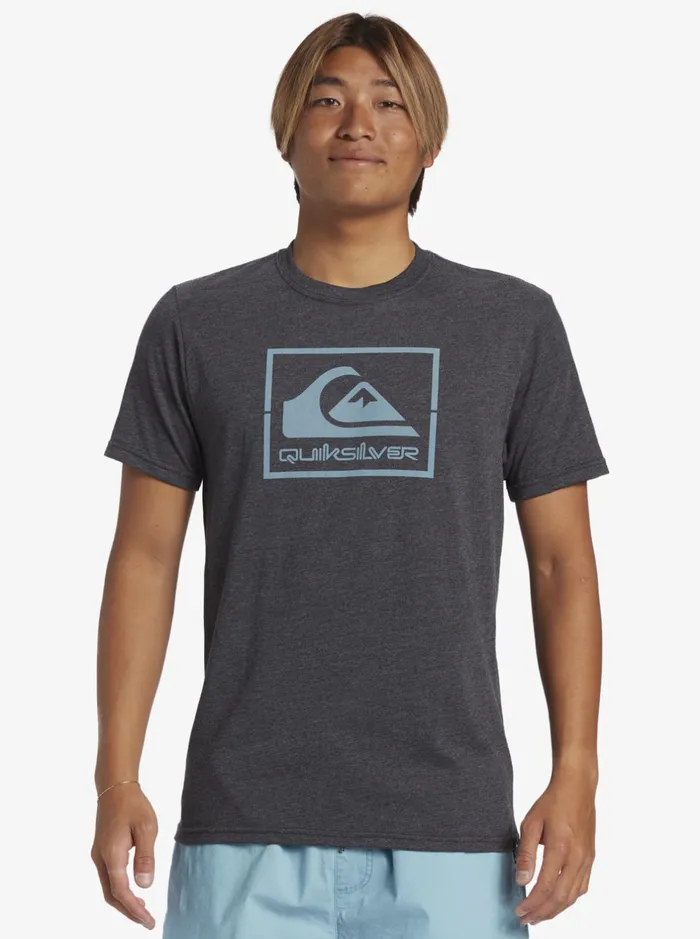 Tees Men Quiksilver Casual Encounter TShirt Charcoal Heather Tees Men Quiksilver Casual Encounter TShirt Charcoal Heather
