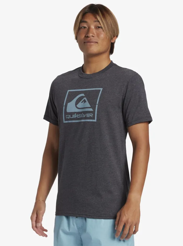 Tees Men Quiksilver Casual Encounter TShirt Charcoal Heather Tees Men Quiksilver Casual Encounter TShirt Charcoal Heather