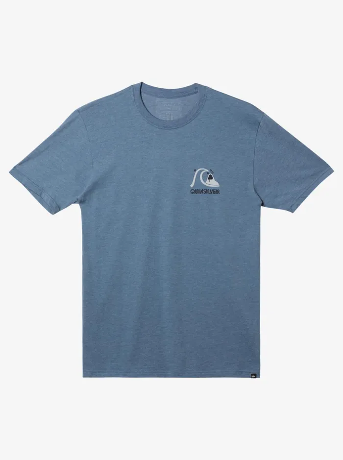 Tees Men Quiksilver Circle Back TShirt Bering Sea Heather