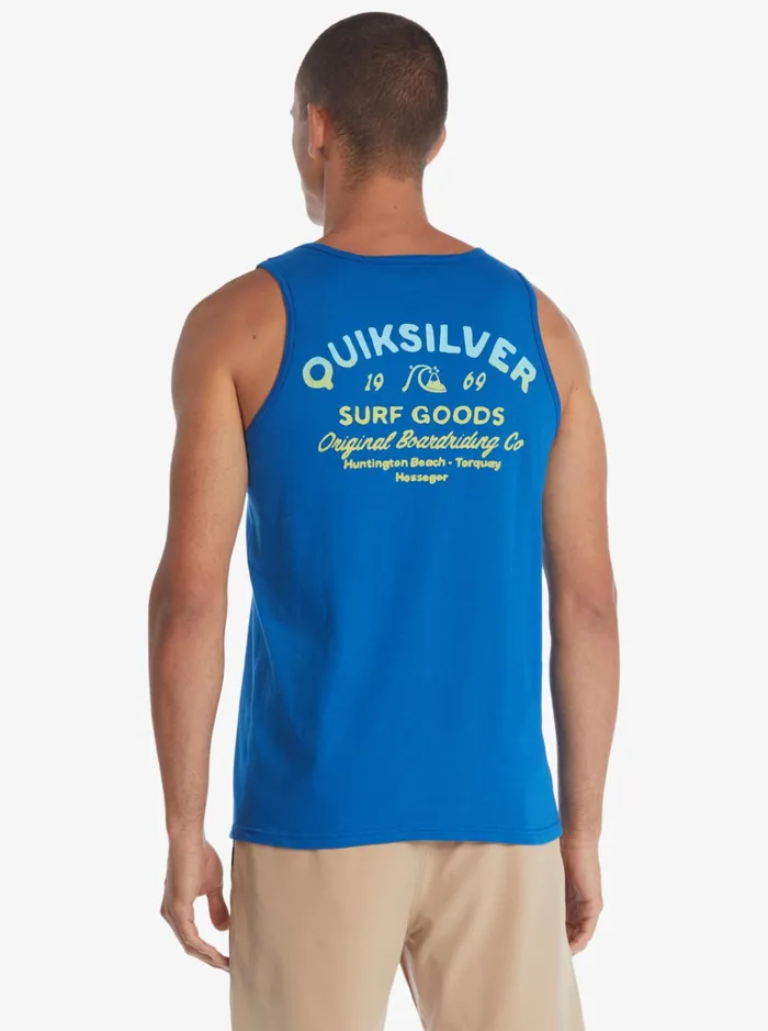 Tees Men Quiksilver Closed Tion TShirt Classic Blue Tees Men Quiksilver Closed Tion TShirt Classic Blue