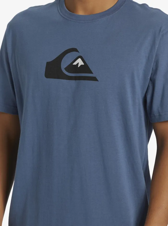 Tees Men Quiksilver Comp Logo TShirt Bering Sea Tees Men Quiksilver Comp Logo TShirt Bering Sea