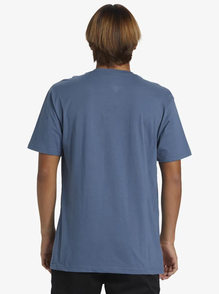 Tees Men Quiksilver Comp Logo TShirt Bering Sea Tees Men Quiksilver Comp Logo TShirt Bering Sea