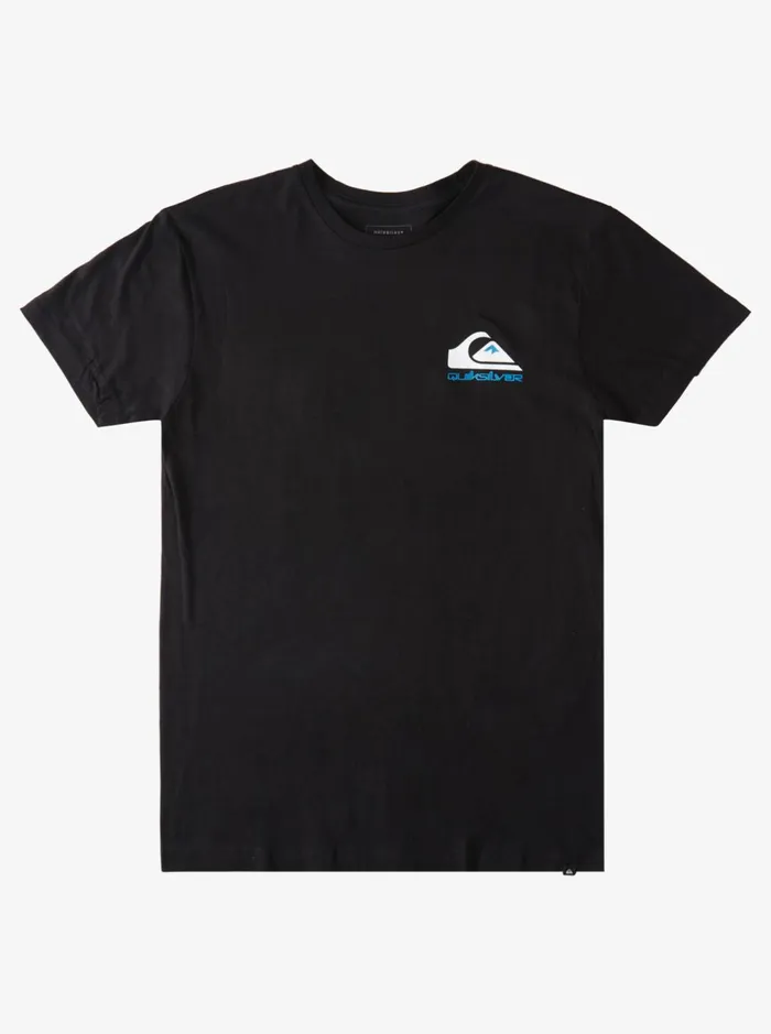 Tees Men Quiksilver Comp Logo TShirt Black