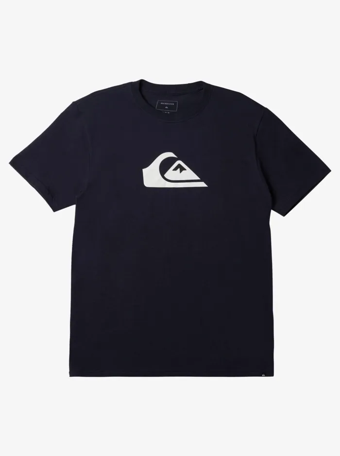 Tees Men Quiksilver Comp Logo TShirt Navy Blazer