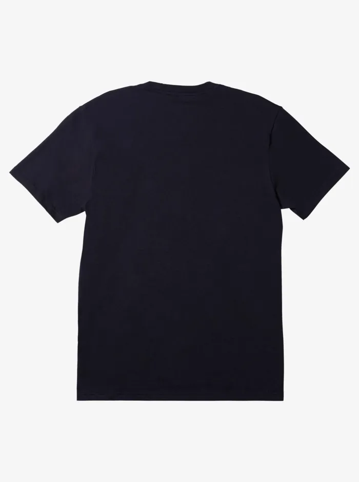 Tees Men Quiksilver Comp Logo TShirt Navy Blazer Tees Men Quiksilver Comp Logo TShirt Navy Blazer