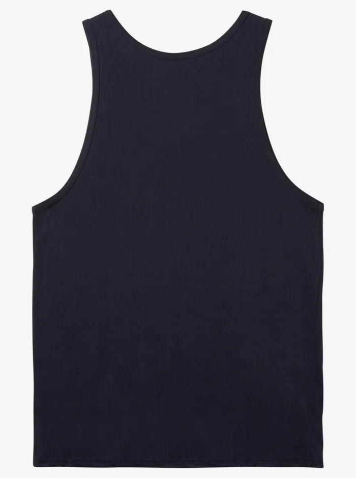 Tees Men Quiksilver Comp Logo Tank Top Navy Blazer Tees Men Quiksilver Comp Logo Tank Top Navy Blazer