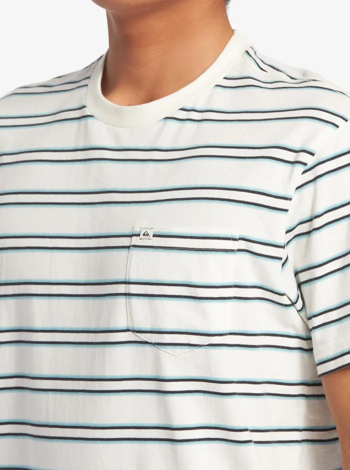 Tees Men Quiksilver Cruiser Pocket Tee Knit Snow White Cruiser Pkt Tee Tees Men Quiksilver Cruiser Pocket Tee Knit Snow White Cruiser Pkt Tee